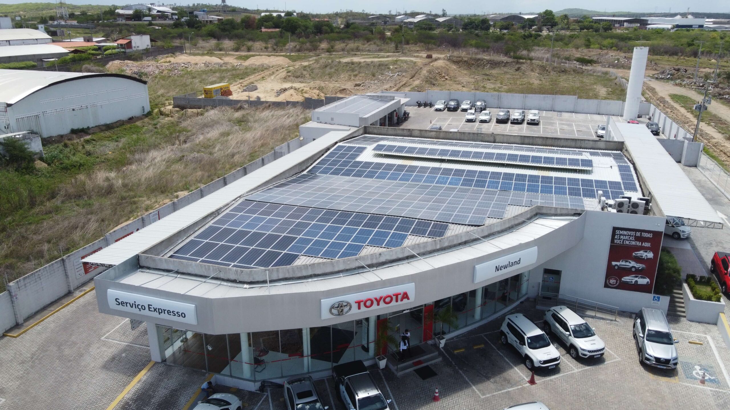 Comércio - UFV Newland Toyota 117,00 kWp - Sobral CE (5)